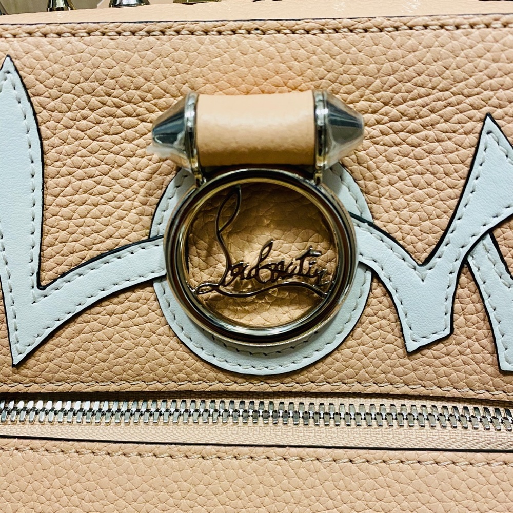CHRISTIAN LOUBOUTIN- Rubylou Love Leather Backpack - Picture 7 of 16